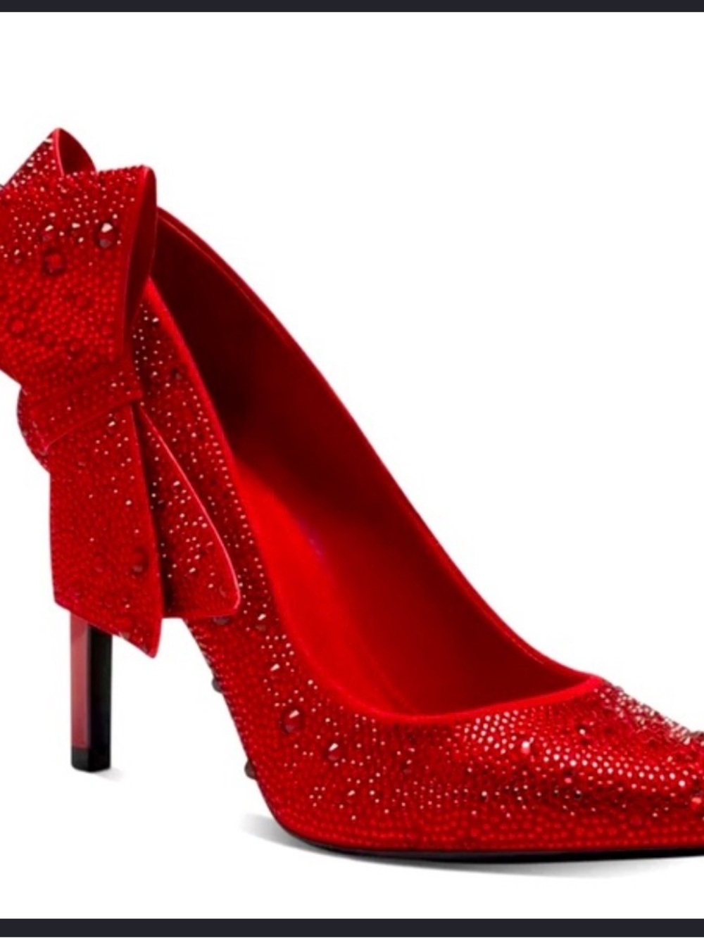 I.N.C Red Embellished Pointed-Toe Heels